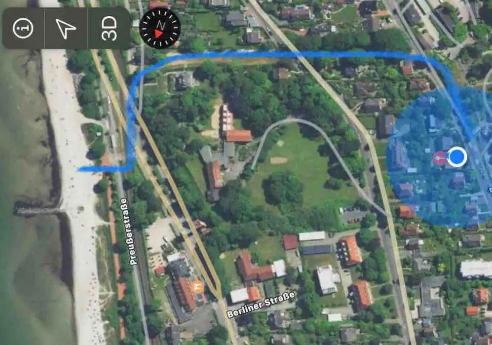 Im Bademantel An Den Strand Mit Terrasse 엑케른포르데 외부 사진