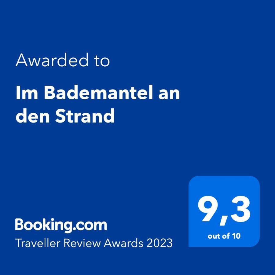 Im Bademantel An Den Strand Mit Terrasse 엑케른포르데 외부 사진