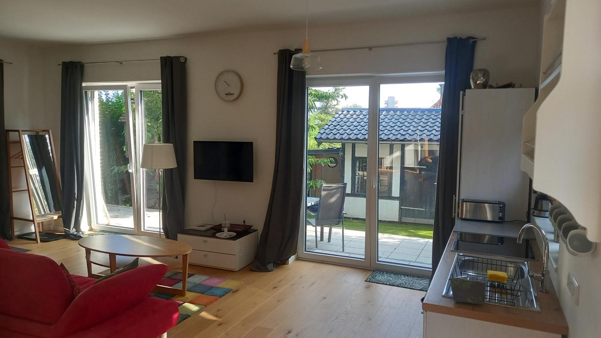 Im Bademantel An Den Strand Mit Terrasse 엑케른포르데 외부 사진
